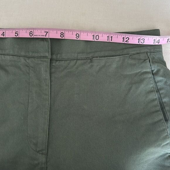 Aritzia The Group by Babaton Green Walsh Cropped Wide Leg Pants Size 6 - Picture 12 of 14